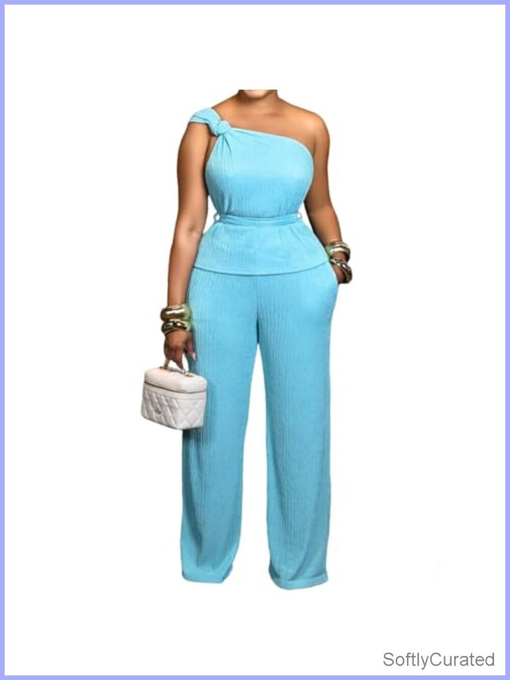 Two Piece Set Off Shoulder Crop Top Wide Leg Pants Loungewear